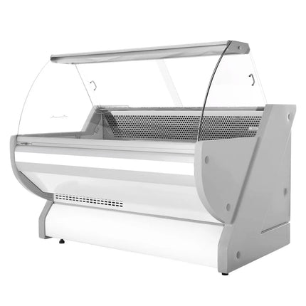 GGM Gastro Serve Over Counter - 1725x1150mm - curved glass - granite worktop - capacity 340 litres - white front