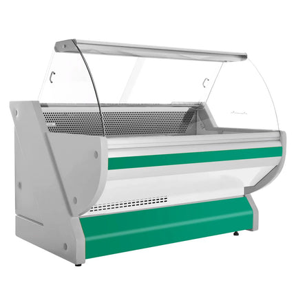 GGM Gastro Serve Over Counter - 1725x1150mm - granite worktop - green front - capacity 340 litres - with lighting