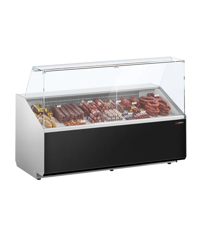 GGM Gastro Serve Over Counter - 1881mm - black front - capacity 387 litres