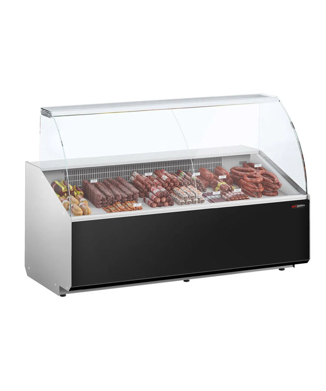 GGM Gastro Serve Over Counter - 1881mm - black front - capacity 387 litres
