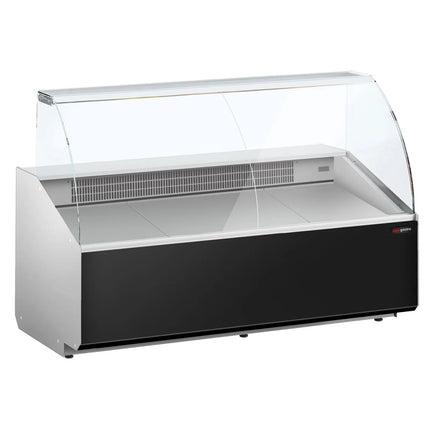 GGM Gastro Serve Over Counter - 1881mm - black front - capacity 387 litres