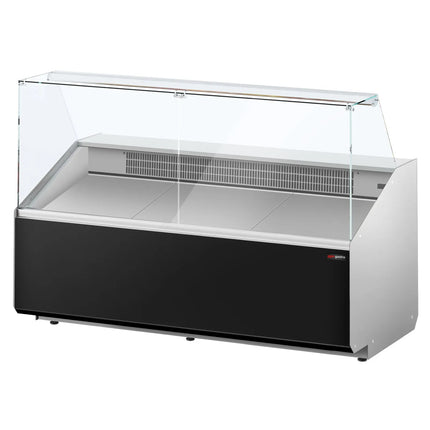 GGM Gastro Serve Over Counter - 1881mm - black front - capacity 387 litres