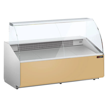 GGM Gastro Serve Over Counter - 1881mm - front panel beige - capacity 387 litres