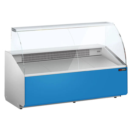 GGM Gastro Serve Over Counter - 1881x979mm - front panel light blue - capacity 387 litres