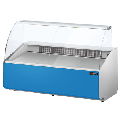 GGM Gastro Serve Over Counter - 1881x979mm - front panel light blue - capacity 387 litres