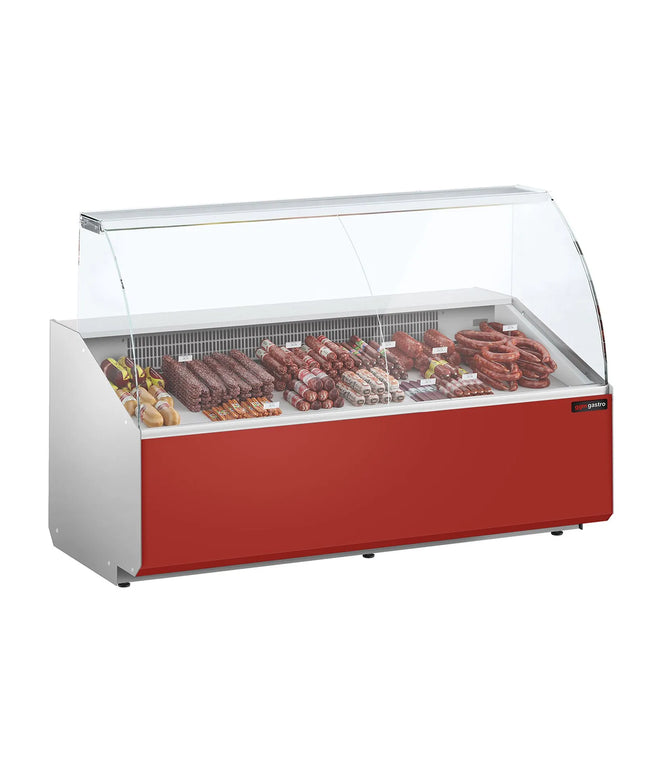GGM Gastro Serve Over Counter - 1881x979mm - front panel red - capacity 387 litres