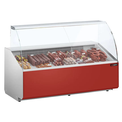 GGM Gastro Serve Over Counter - 1881x979mm - front panel red - capacity 387 litres