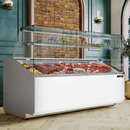 GGM Gastro Serve Over Counter - 1881x979mm - front panel white - capacity 387 litres - with 3 doors