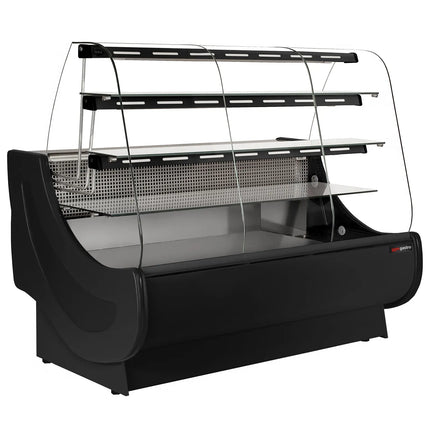 GGM Gastro Serve Over Counter - 1900x980mm - with lighting - 3 shelves - with cake pull-outs
