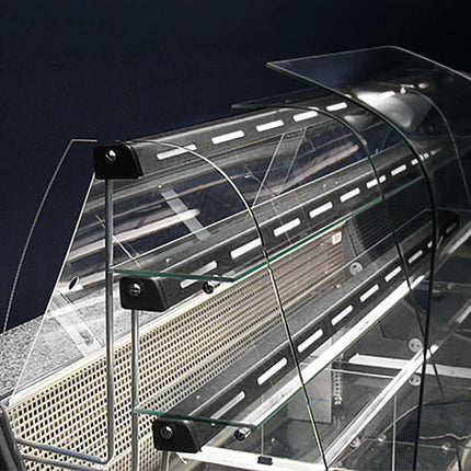 GGM Gastro Serve Over Counter - 1900x980mm - with lighting - 3 shelves - with cake pull-outs