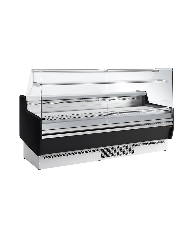 GGM Gastro Serve Over Counter - 1935x953mm - with 1 shelf - black front - capacity 213 litres