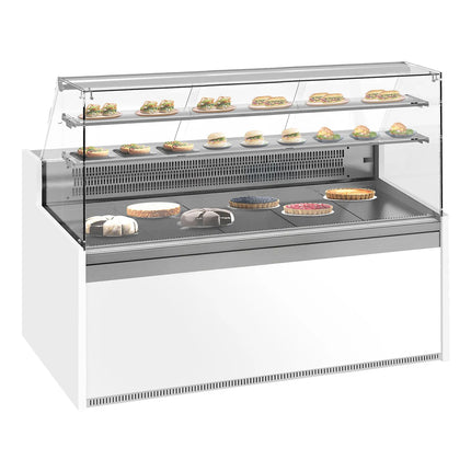 GGM Gastro Serve Over Counter - 1935x985mm - with 3 doors - with 2 shelves - LED lighting - capacity 3590 litres