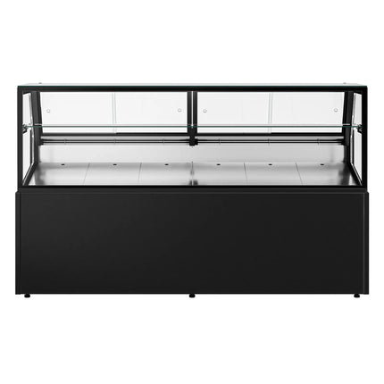 GGM Gastro Serve Over Counter - 1955x910mm - double glazing - black front - LED lighting - capacity 254 litres