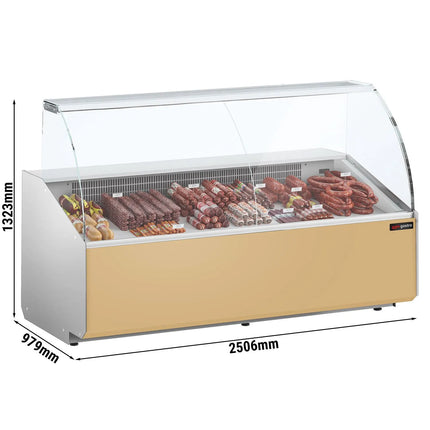 GGM Gastro Serve Over Counter - 2506mm - beige front panel - capacity 512 litres