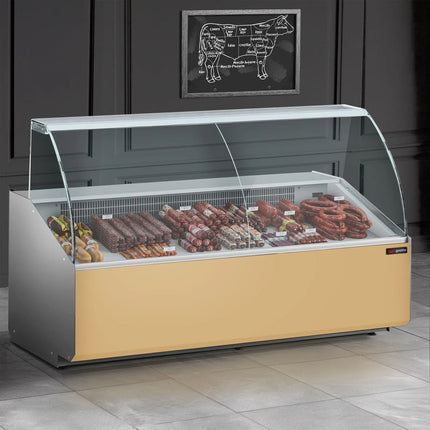 GGM Gastro Serve Over Counter - 2506mm - beige front panel - capacity 512 litres