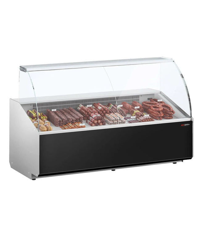 GGM Gastro Serve Over Counter - 2506mm - black front - capacity 512 litres