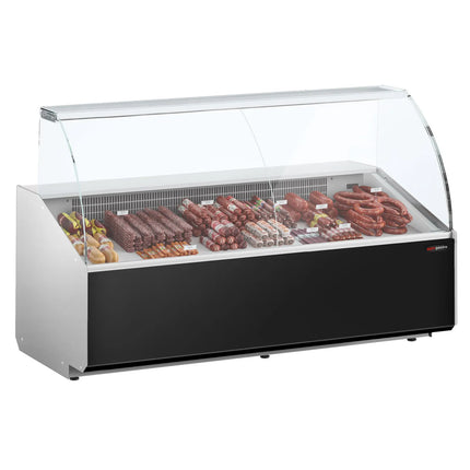 GGM Gastro Serve Over Counter - 2506mm - black front - capacity 512 litres