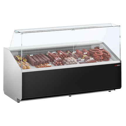 GGM Gastro Serve Over Counter - 2506mm - black front - capacity 512 litres