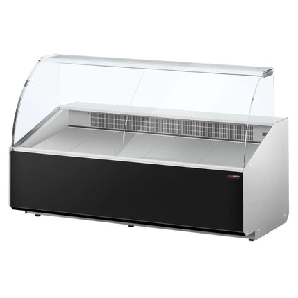 GGM Gastro Serve Over Counter - 2506mm - black front - capacity 512 litres