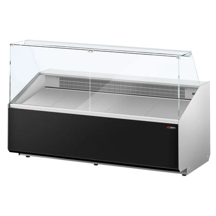 GGM Gastro Serve Over Counter - 2506mm - black front - capacity 512 litres