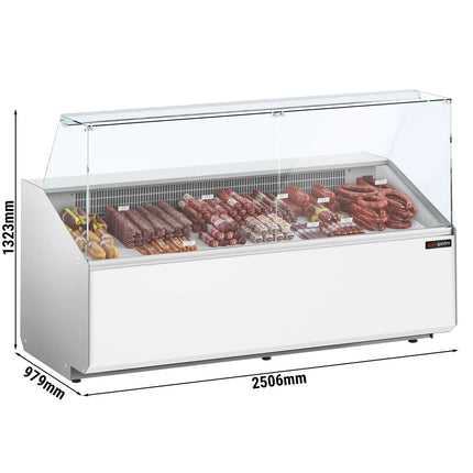 GGM Gastro Serve Over Counter - 2506mm - capacity 512 litres - front panel white