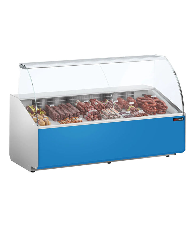 GGM Gastro Serve Over Counter - 2506mm - front panel light blue - capacity 512 litres