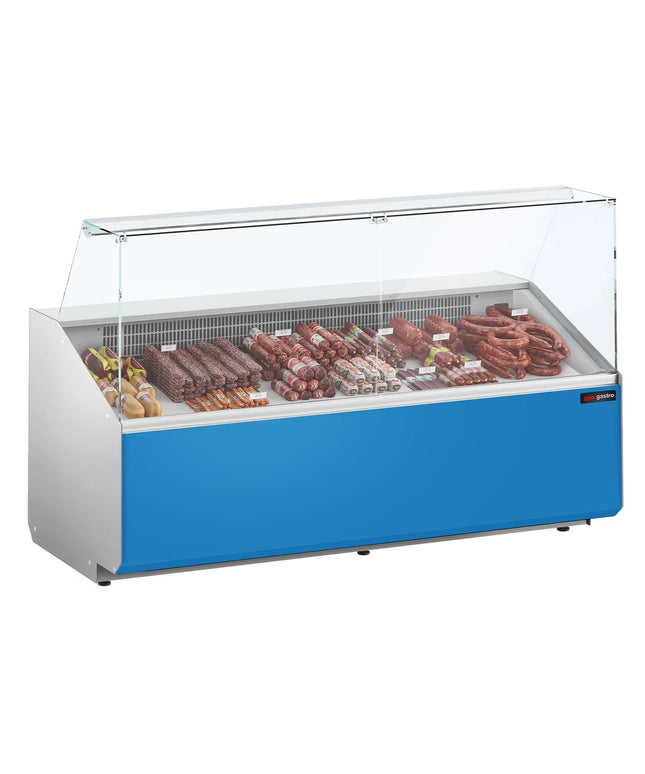 GGM Gastro Serve Over Counter - 2506mm - front panel light blue - capacity 512 litres