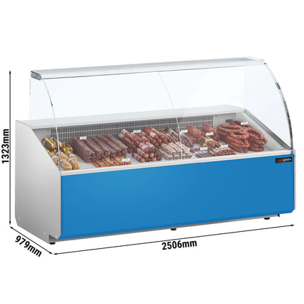 GGM Gastro Serve Over Counter - 2506mm - front panel light blue - capacity 512 litres