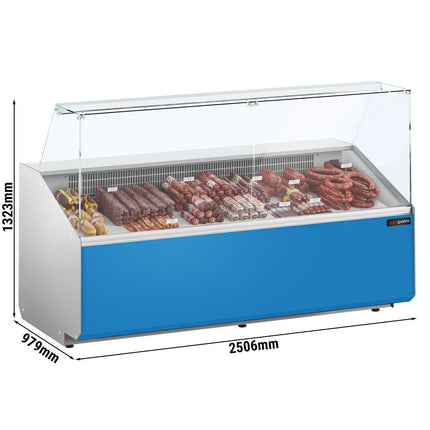 GGM Gastro Serve Over Counter - 2506mm - front panel light blue - capacity 512 litres