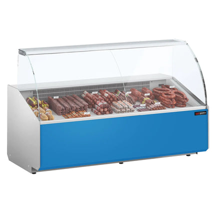 GGM Gastro Serve Over Counter - 2506mm - front panel light blue - capacity 512 litres