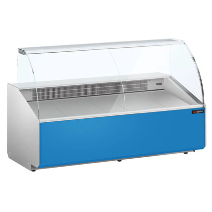 GGM Gastro Serve Over Counter - 2506mm - front panel light blue - capacity 512 litres