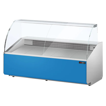 GGM Gastro Serve Over Counter - 2506mm - front panel light blue - capacity 512 litres