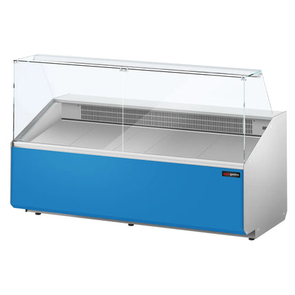 GGM Gastro Serve Over Counter - 2506mm - front panel light blue - capacity 512 litres