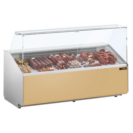 GGM Gastro Serve Over Counter - 2506x979mm - front panel beige - capacity 512 litres