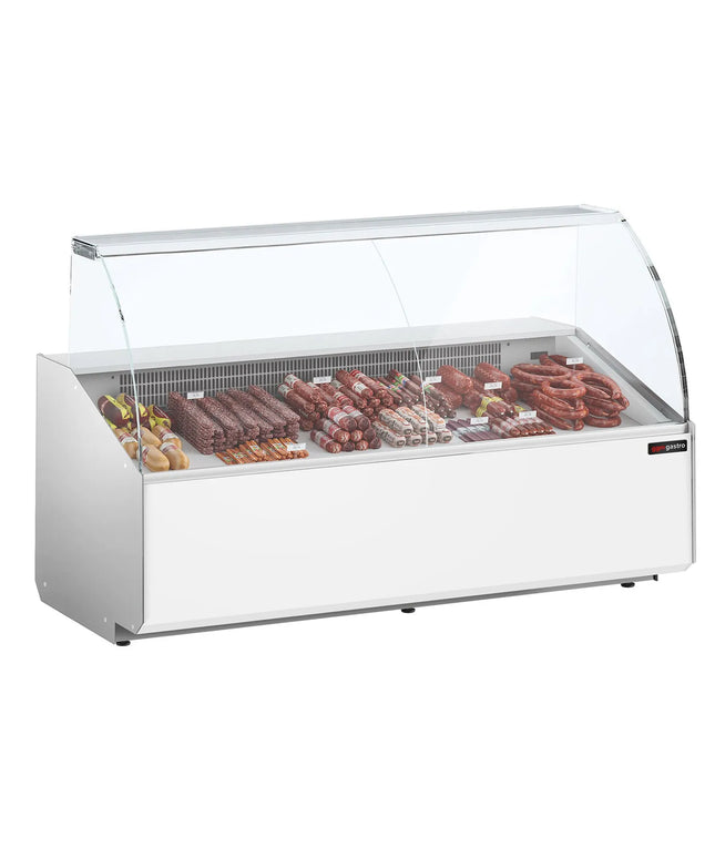 GGM Gastro Serve Over Counter - 2506x979mm - front panel white - capacity 512 litres