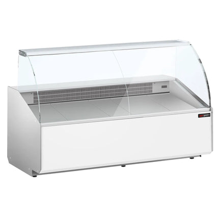 GGM Gastro Serve Over Counter - 2506x979mm - front panel white - capacity 512 litres