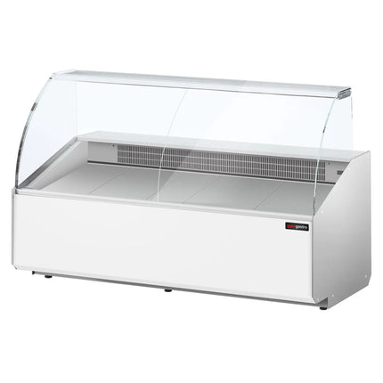 GGM Gastro Serve Over Counter - 2506x979mm - front panel white - capacity 512 litres