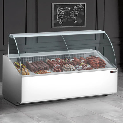GGM Gastro Serve Over Counter - 2506x979mm - front panel white - capacity 512 litres
