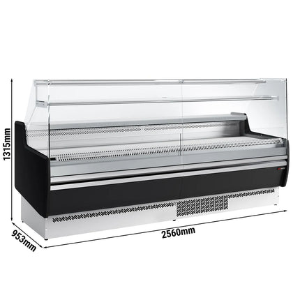 GGM Gastro Serve Over Counter - 2560mm - with 4 doors - capacity 282 litres
