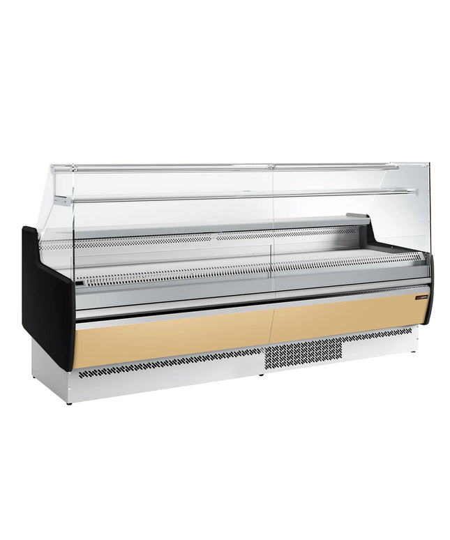 GGM Gastro Serve Over Counter - 2560x953mm - with 4 doors - front panel beige - capacity 282 litres
