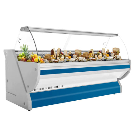 GGM Gastro Serve Over Counter - 2965x1150mm - blue front - with lighting - granite worktop - capacity 570 litres
