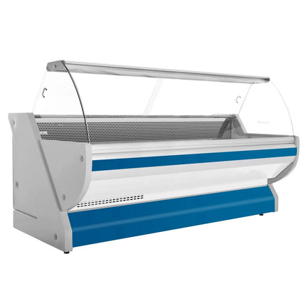 GGM Gastro Serve Over Counter - 2965x1150mm - blue front - with lighting - granite worktop - capacity 570 litres