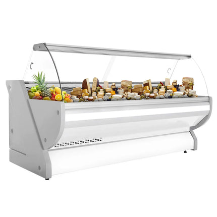 GGM Gastro Serve Over Counter - 2965x1150mm - white - granite worktop - with lighting - capacity 570 litres