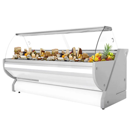 GGM Gastro Serve Over Counter - 2965x1150mm - white - granite worktop - with lighting - capacity 570 litres