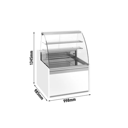 GGM Gastro Serve Over Counter - 998mm - with 2 shelves - capacity 163 litres