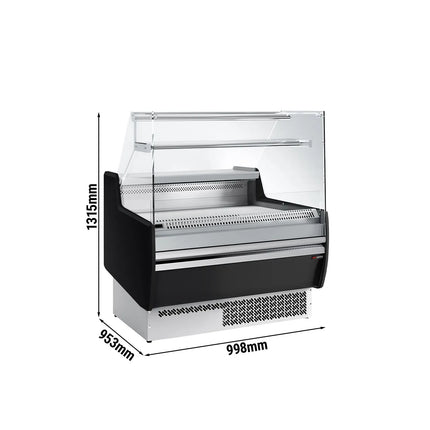 GGM Gastro Serve Over Counter - 998x953mm - black front - capacity 110 litres
