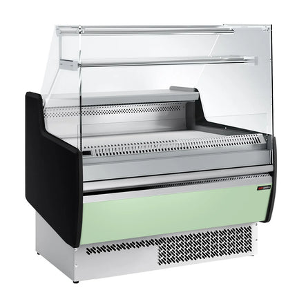 GGM Gastro Serve Over Counter - 998x953mm - with 1 door - front panel light green