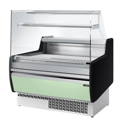 GGM Gastro Serve Over Counter - 998x953mm - with 1 door - front panel light green