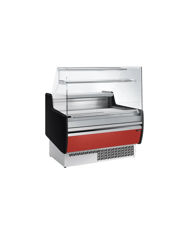 GGM Gastro Serve Over Counter - 998x953mm - with 1 door - front panel red - capacity 110 litres