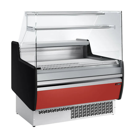 GGM Gastro Serve Over Counter - 998x953mm - with 1 door - front panel red - capacity 110 litres